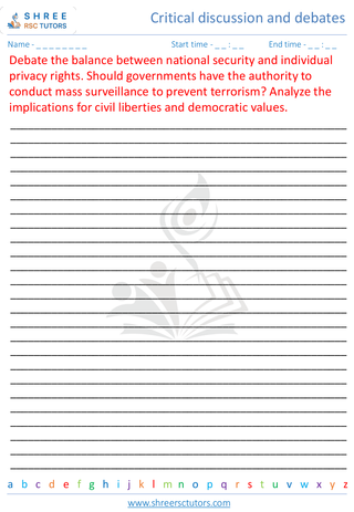Critical Discussion And Debates 8