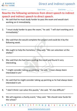Direct And Indirect Speech 3