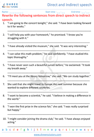 Direct And Indirect Speech 5