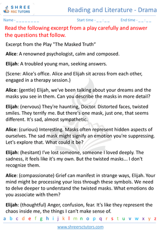 Reading And Literature   Drama 5