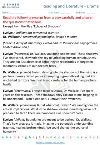 Reading And Literature   Drama 2