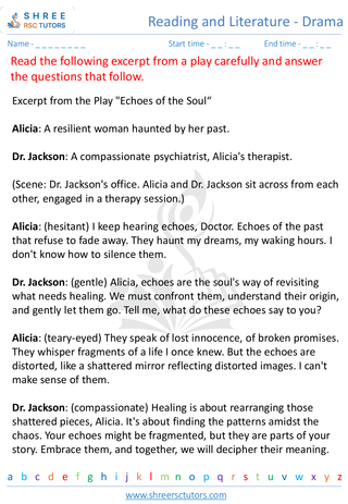 Reading And Literature   Drama 10