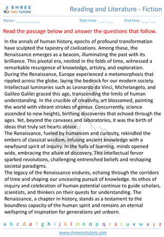 Reading And Literature Non Fiction 1