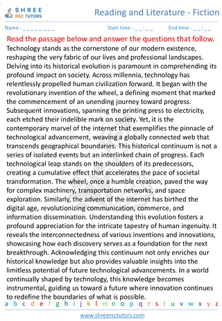 Reading And Literature Non Fiction 8