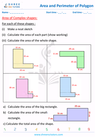Area Of Complex Shapes (2)