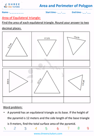 Area Of Equilateral Triangle (4)