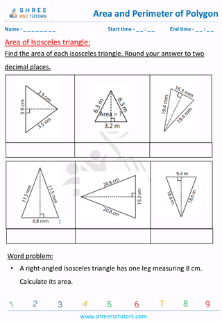 Area Of Isosceles Triangle (6)