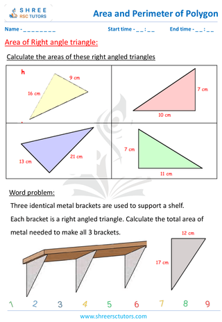 Area Of Right Angle Triangle (2)