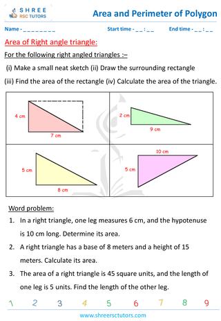 Area Of Right Angle Triangle (5)
