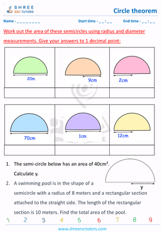 Area Of Semicircle (4)