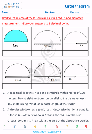 Area Of Semicircle (1)