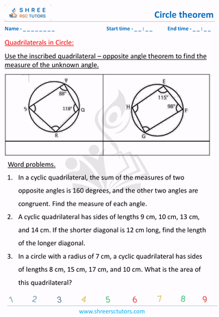 Quadrilaterals In Circle (4)