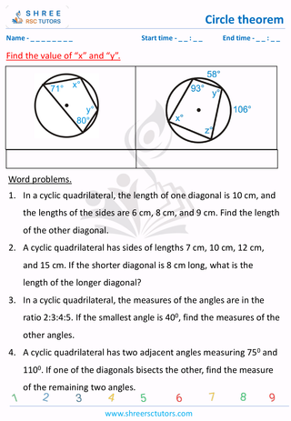 Quadrilaterals In Circle (2)