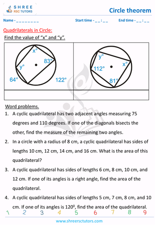 Quadrilaterals In Circle (5)