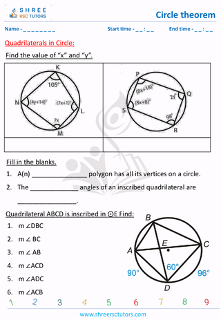 Quadrilaterals In Circle (1)