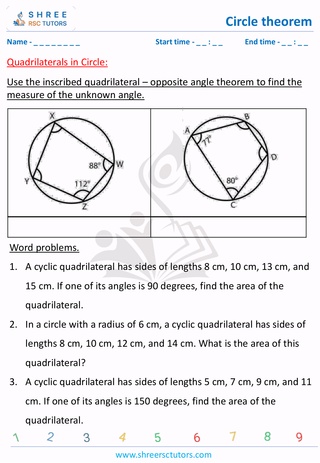 Quadrilaterals In Circle (8)