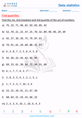 Finding Quartiles (1)
