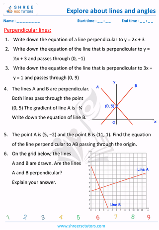 Perpendicular Lines (5)
