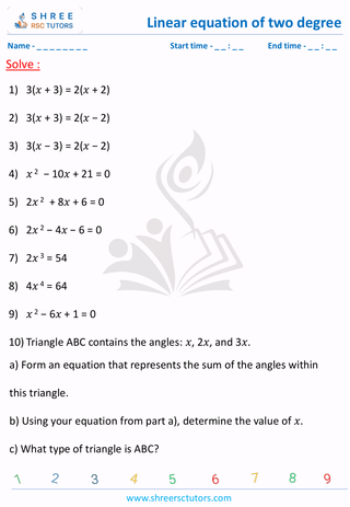 Solve Algebraic Expressions (1)