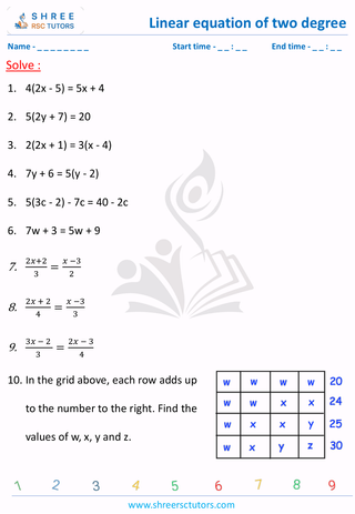 Solve Algebraic Expressions (3)