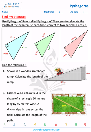 Find Hypotenuse (5)