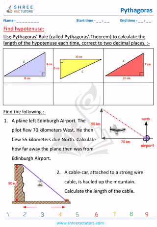 Find Hypotenuse (4)