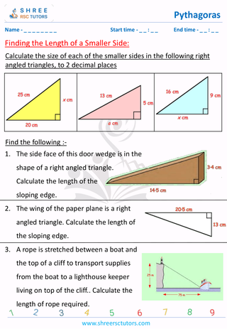 Finding The Length Of A Smaller Side (1)
