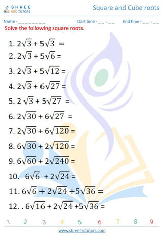 Squares And Square Roots (1)