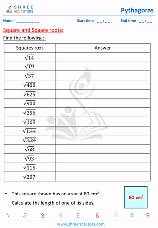 Squares And Square Roots (6)