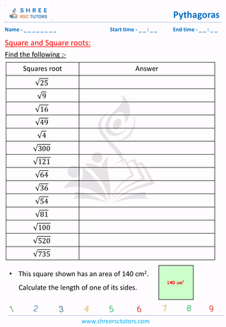 Squares And Square Roots (5)