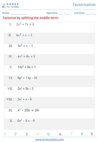 Factorization 7