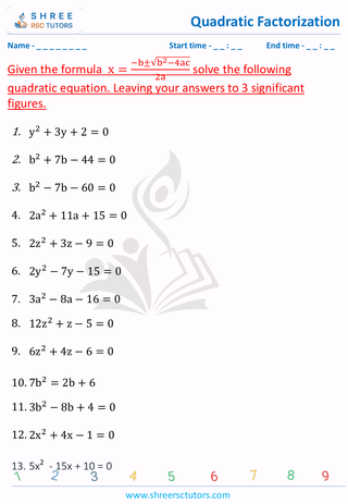 Using Quadratic Formula (5)