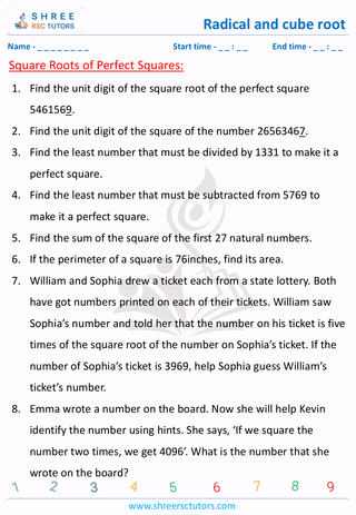 Square Roots Of Perfect Squares (5)