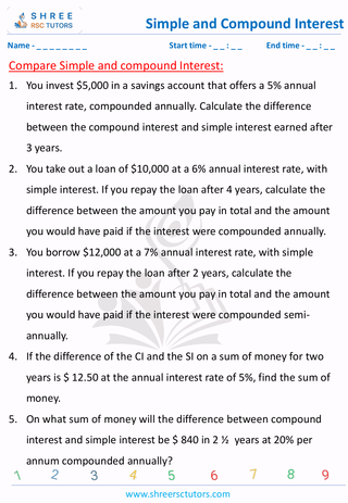 Compare Simple And Compound Interest (5)