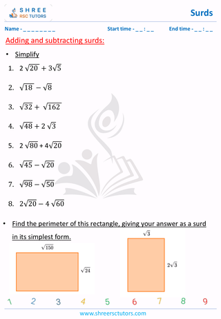 Adding And Subtracting Surds (3)