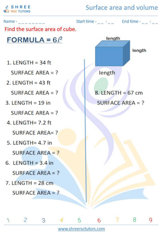 Surface Area Of Each Cube (2)