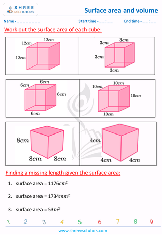 Surface Area Of Each Cube (1)