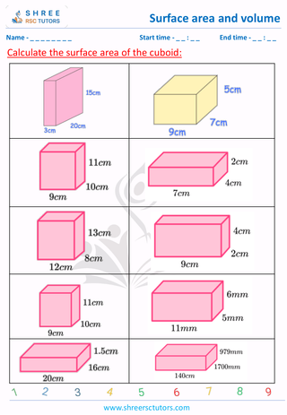 Calculate The Surface Area Of The Cuboid (5)