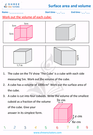 Volume Of Each Cube (2)