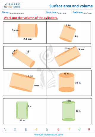 Volume Of The Cylinders (5)
