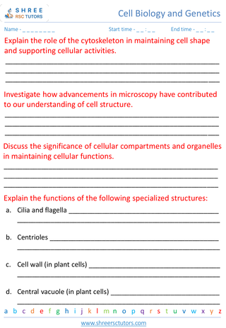 Cell Structure And Function 6