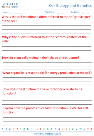 Cell Structure And Function 2