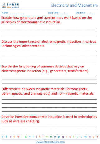 Magnetism And Electromagnetic Induction 5