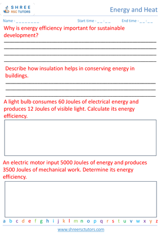 Â Â Â  Thermodynamics And Energy Efficiency 1