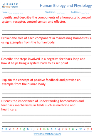Homeostasis And Feedback Mechanisms 6