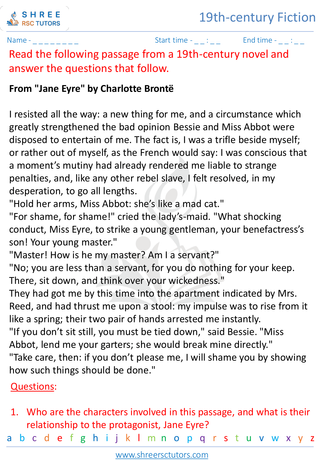 19th Century Fiction 1