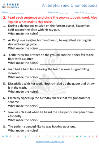 Alliteration And Onomatopoeia 7