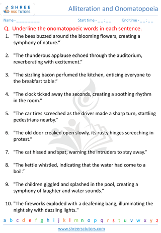 Alliteration And Onomatopoeia 2