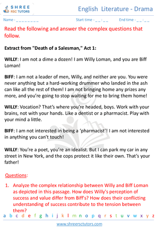 English  Literature   Drama 5