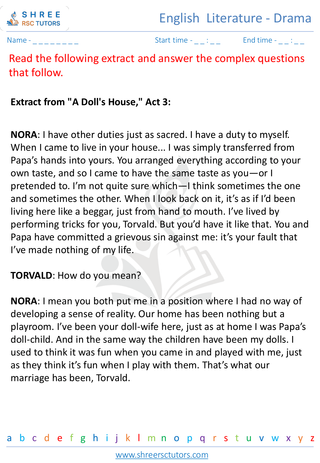 English  Literature   Drama 4